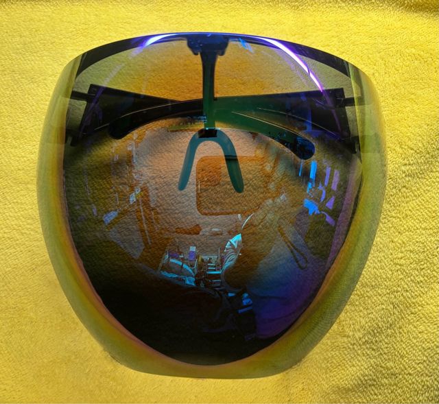 Gafas de protección facial multicolor