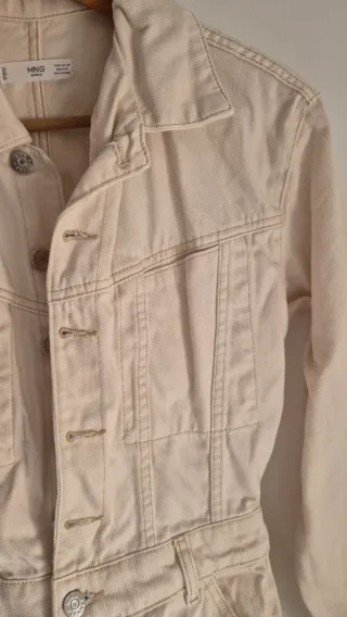 Mono vaquero beige Mango