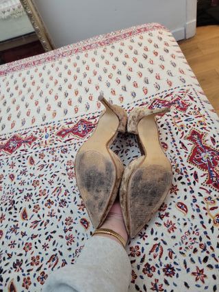 Tacones fiesta Mango Talla 41