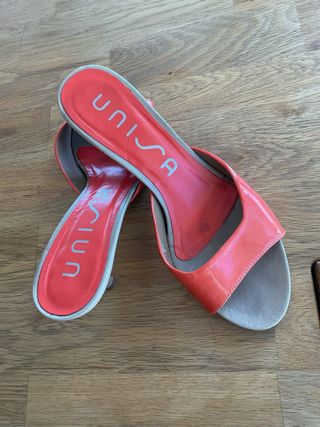 Mule Unisa Talla 37 Naranja