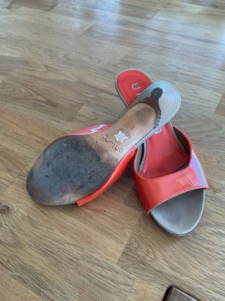 Mule Unisa Talla 37 Naranja