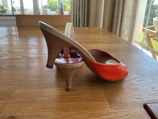 Mule Unisa Talla 37 Naranja