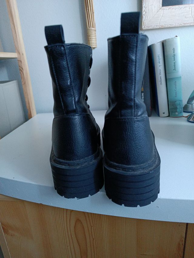 Botas Pull&Bear cremallera plataforma talla 36