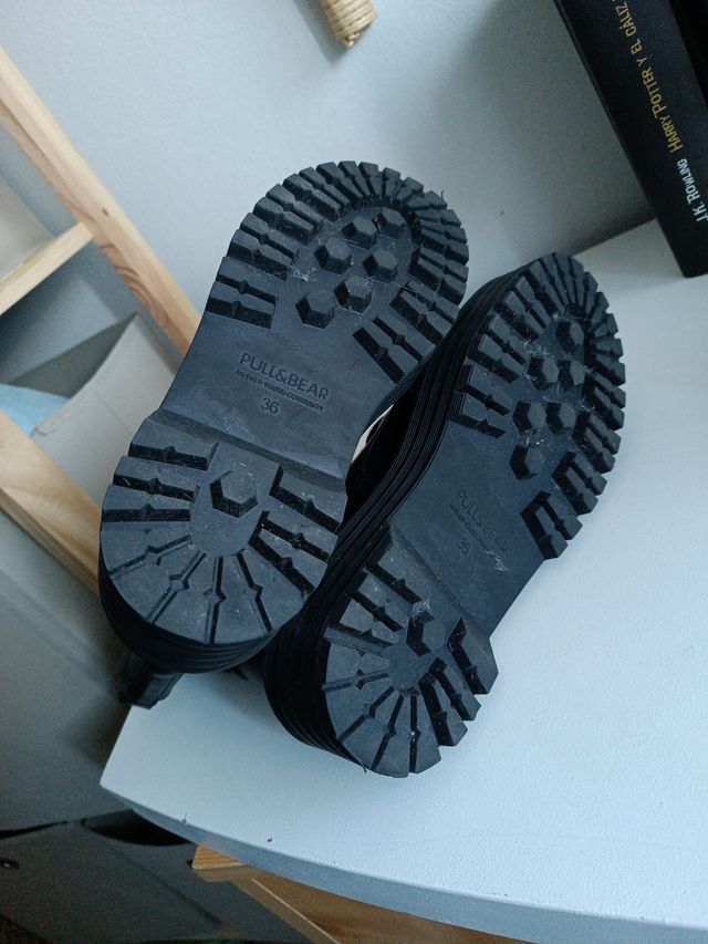 Botas Pull&Bear cremallera plataforma talla 36