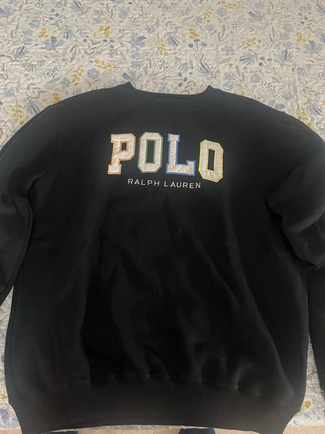 Sudadera Polo Ralph Lauren Negra Multicolor