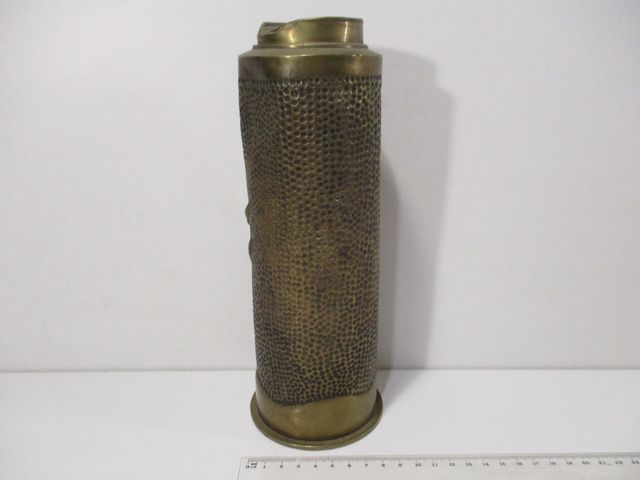 NO ENVÍO - JARRÓN VAINA 90 MM 1A G.M. AÑO 1917