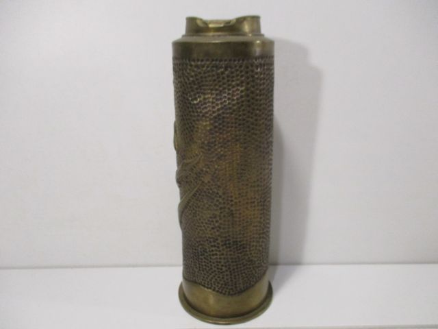 NO ENVÍO - JARRÓN VAINA 90 MM 1A G.M. AÑO 1917