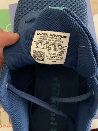 Zapatillas Under Armour Azules