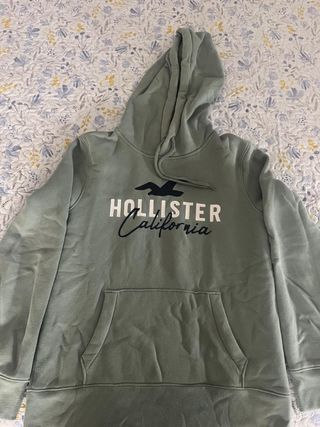 Sudadera Hollister Verde Talla M