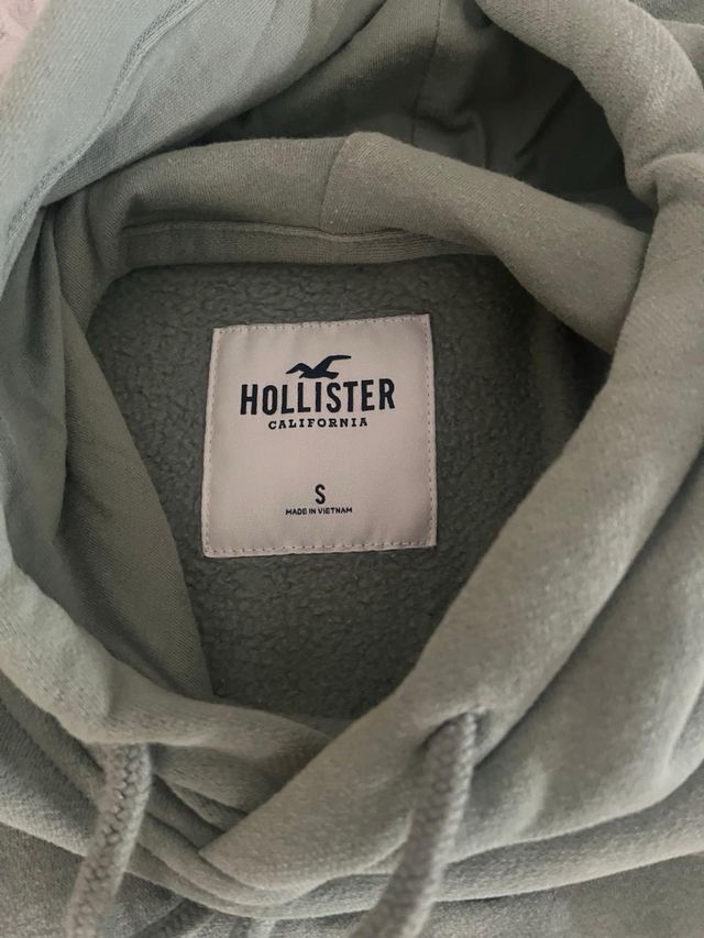 Sudadera Hollister Verde Talla M