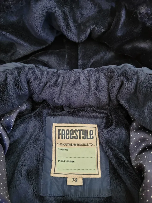 Cazadora niña azul 7-8 años