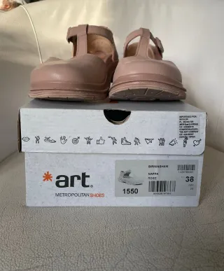 Sandalias Art rosas Talla 38