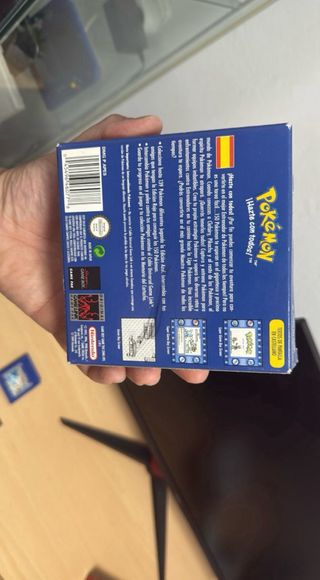 Cartuccia e scatola per Game Boy Pokémon Blue