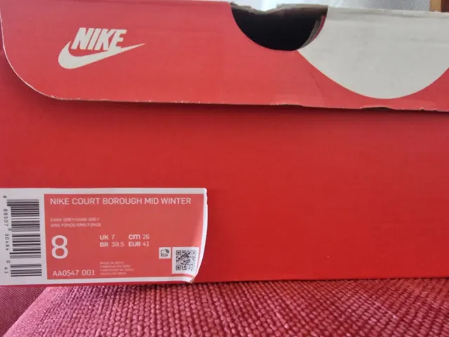 Nike Court Borough Mid Winter - Botas Marrones/Gri