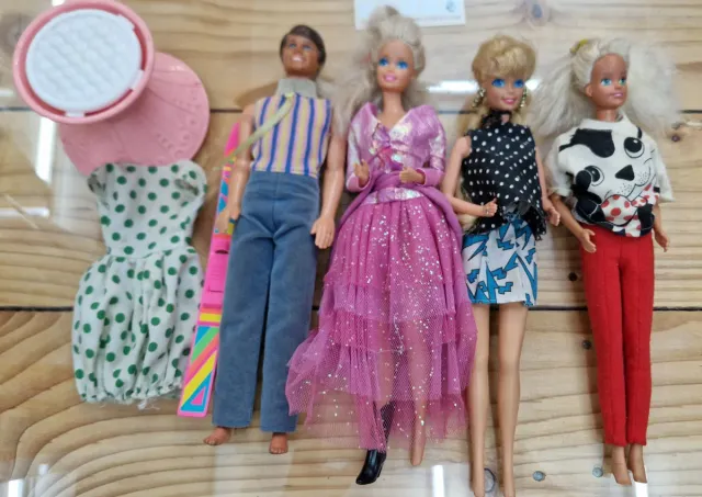 Lote Barbie y Ken