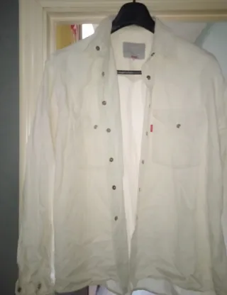 Camisa Vaquera Levi's Blanca Talla XL