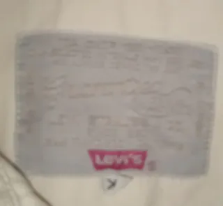 Camisa Vaquera Levi's Blanca Talla XL
