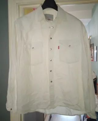 Camisa Vaquera Levi's Blanca Talla XL