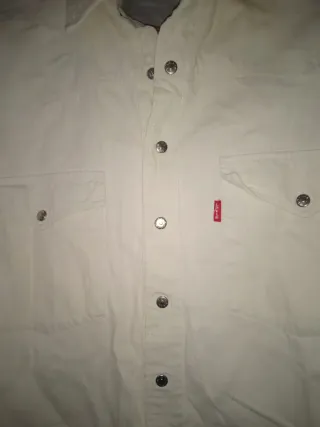 Camisa Vaquera Levi's Blanca Talla XL