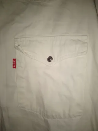 Camisa Vaquera Levi's Blanca Talla XL