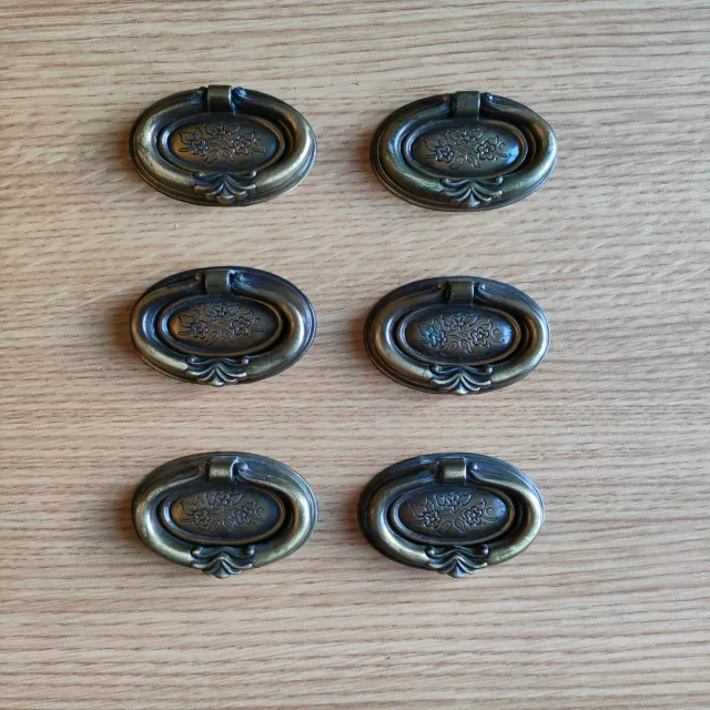 Tiradores para cajones estilo vintage (6 unidades)