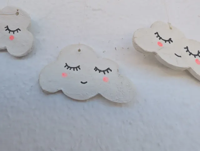 Navidad.Cerámica de nubes Kawaii