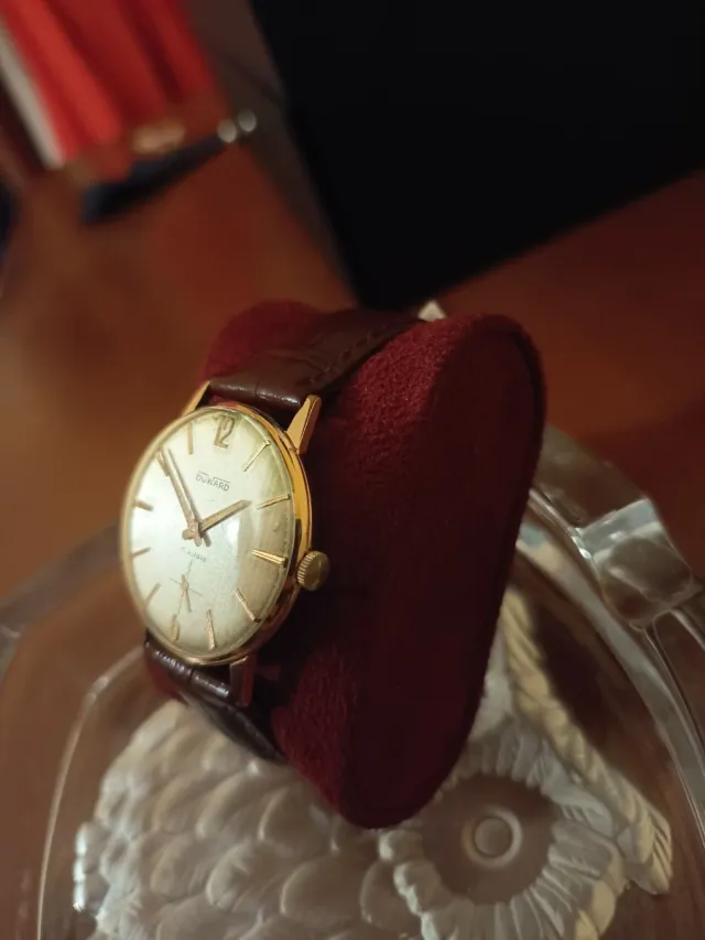 Reloj Duward Mecánico 17 Rubis Dorado