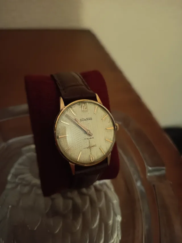 Reloj Duward Mecánico 17 Rubis Dorado