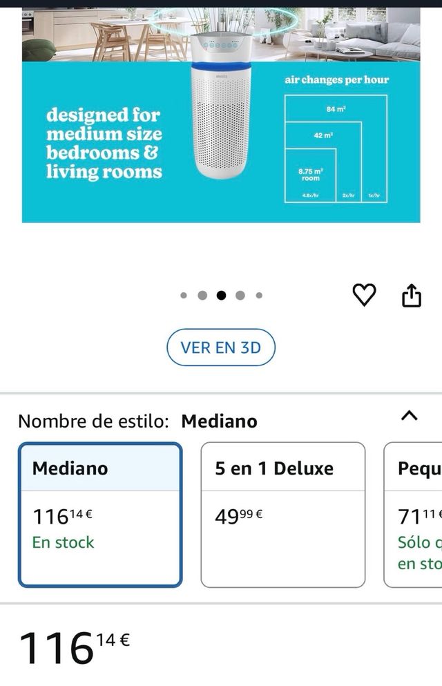 Purificador de aire 5 en 1