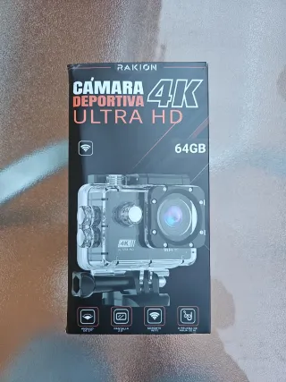 Cámara Deportiva Rakion 4K Ultra HD 64GB