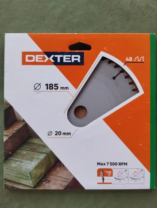 Disco Sierra Circular Dexter 185mm 48 Dientes