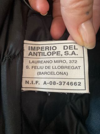 Chaqueta de cuero negra para moto