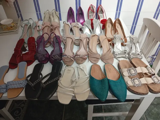 OFERTA Lote 18 pares zapatos fiesta del 37-38