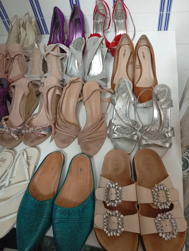 OFERTA Lote 18 pares zapatos fiesta del 37-38