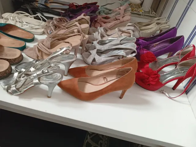 OFERTA Lote 18 pares zapatos fiesta del 37-38