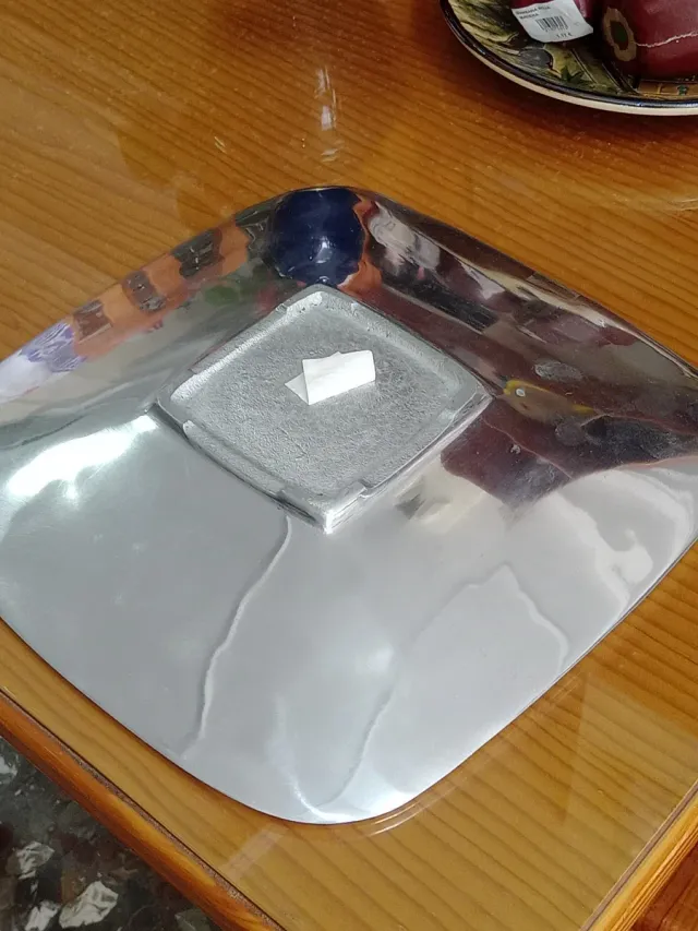 Bandeja aluminio cuadrada