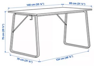 Mesa Gaming con LED 140*80cm blanca. NUEVO PRECIO!