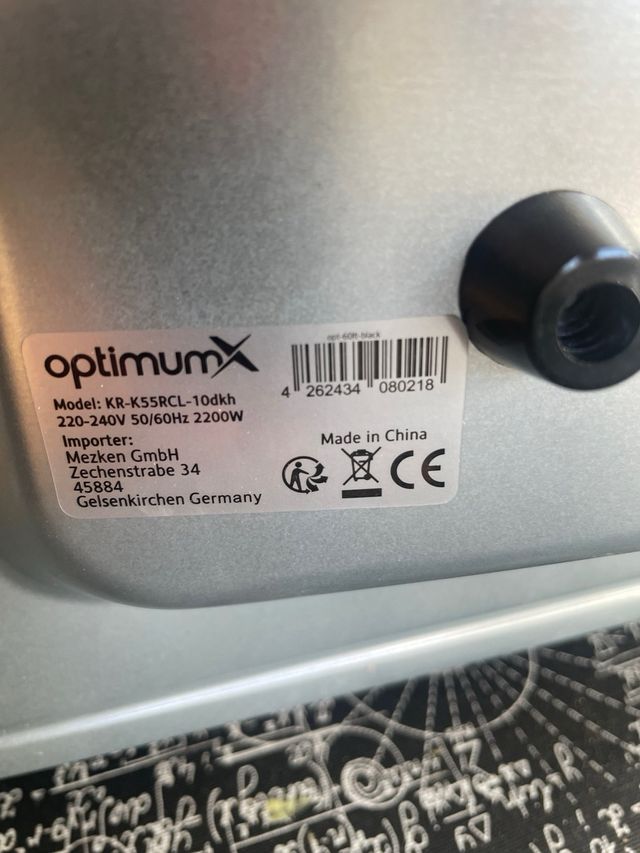 Horno Eléctrico Optimum 60 Litros