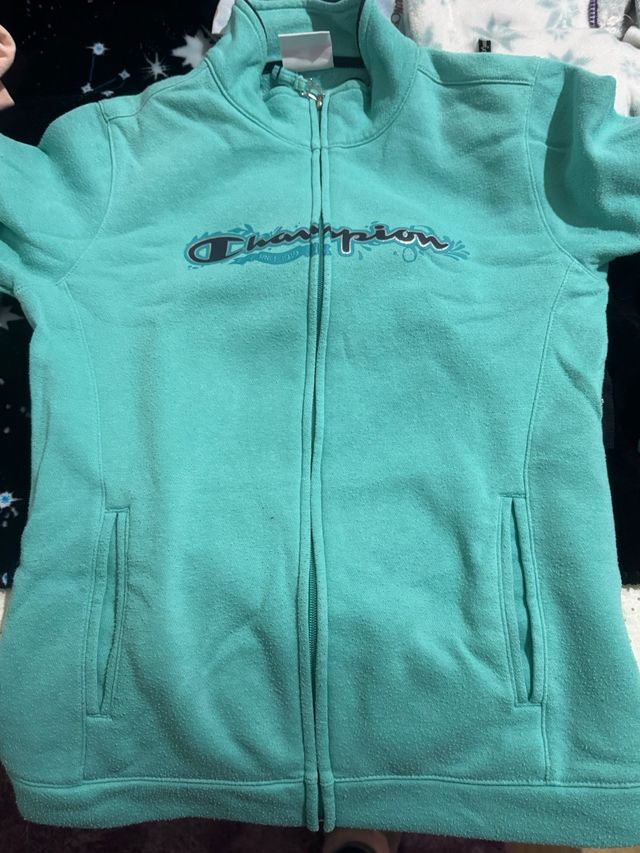 Chaqueta Champion Verde Azulado