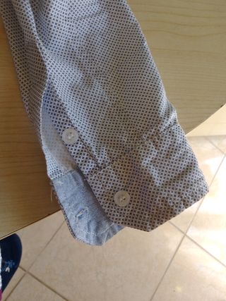 Camicia bambino fantasia pois 10 anni