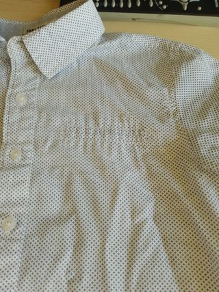 Camicia bambino fantasia pois 10 anni