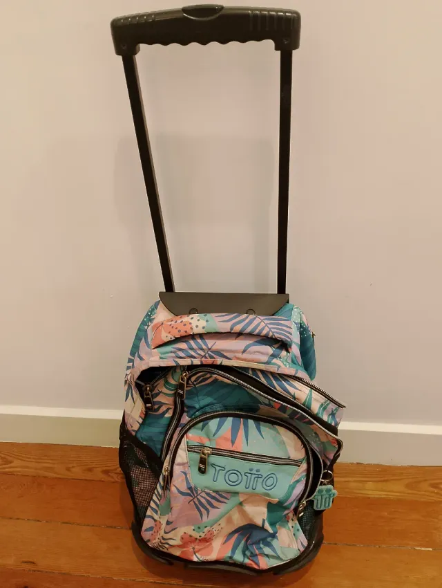 Mochila con ruedas Totto infantil