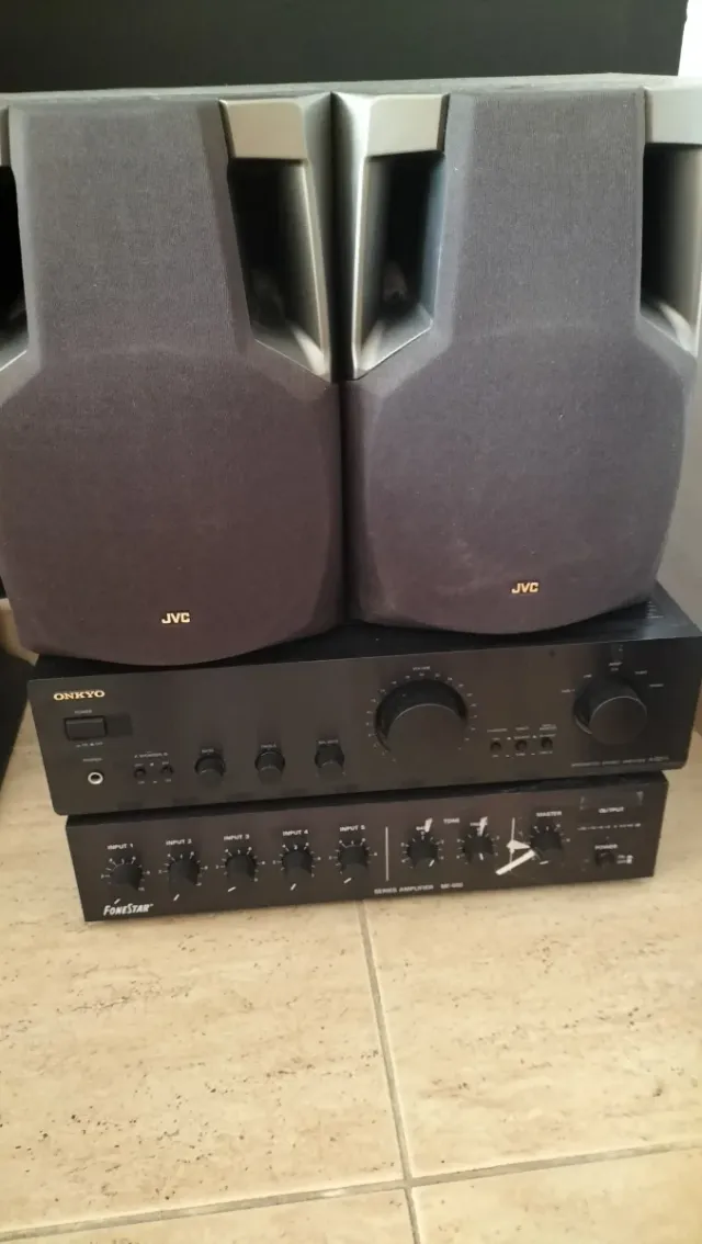 Equipo de Sonido JVC, Onkyo ,Fonestar, Samsung