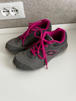 Scarpe sportive Lotto grigie e fucsia