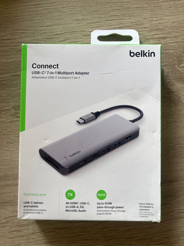 Belkin Connect USB-C 7-en-1 Adaptador Multi-puerto