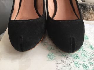 Zapato de ante negro talla 38