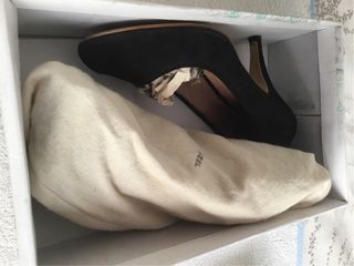 Zapato de ante negro talla 38