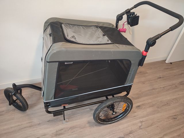 Remolque perro grande bici/caminar. Marca KESSER