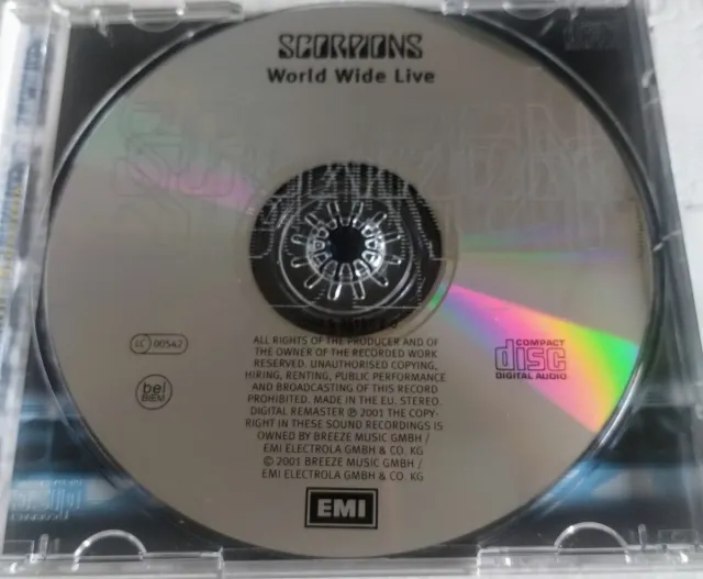 CD Scorpions World Wide Live