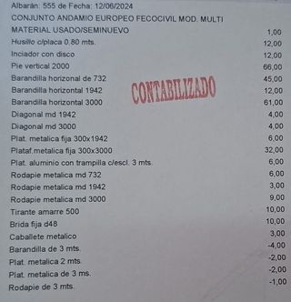 Andamio europeo FECOCIVIL